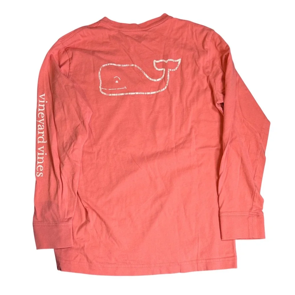 Vineyard Vines Kids Bundle 4 Pack Cotton Shirts Hoodie Pink Red Blue Large 14-18